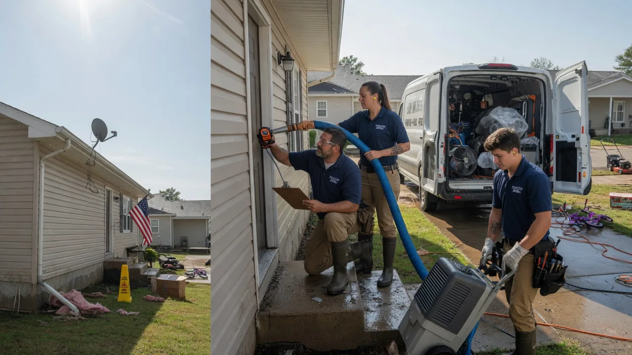 Ceiling Water Damage Restoration in Tuttle, OK near me